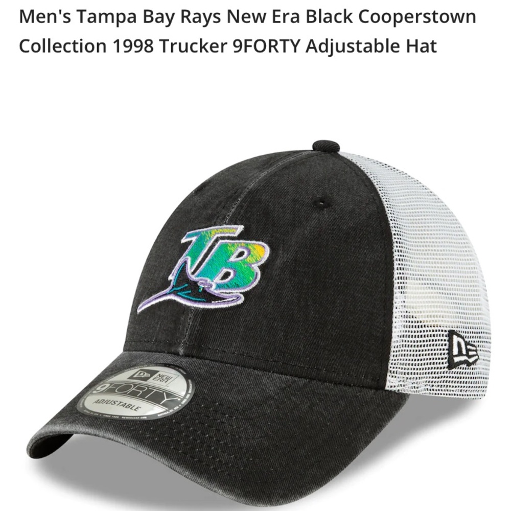 Tampa Bay Rays Mesh Back Trucker Adjustable Hat
